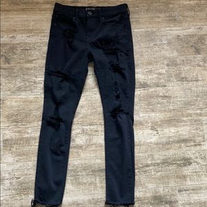 Express jean leggings skinny jeans Size 2 BLACK